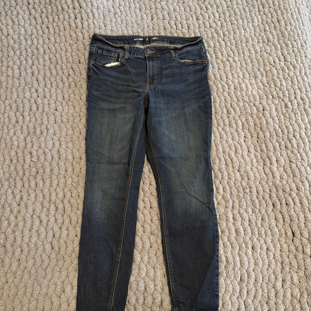 Old Navy Women's Dark Blue Skinny Jeans